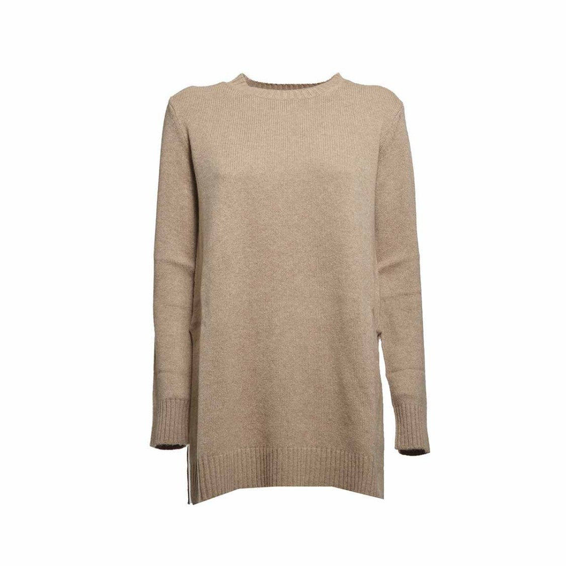 Max Mara Selina Pullover In Pure Cashmere Camel