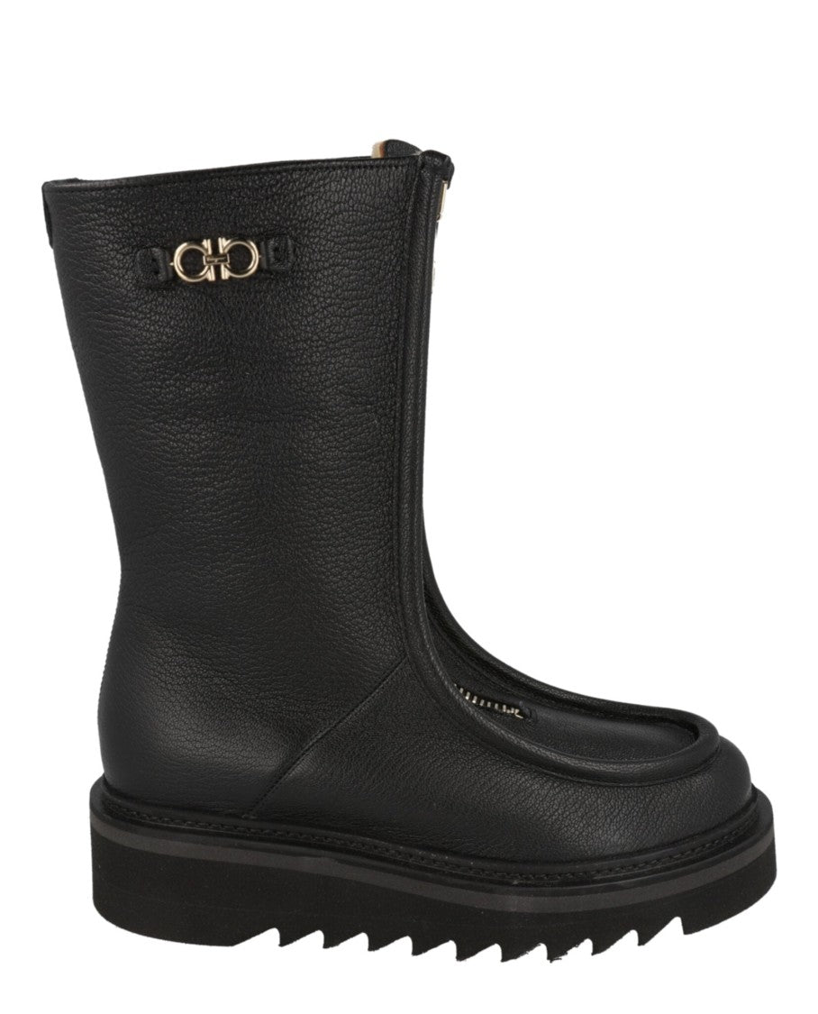 Ferragamo Eurialo F Leather Boots