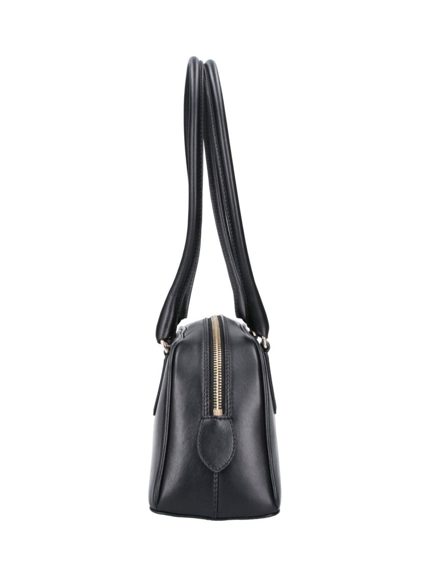 A.P.C. Black Paloma Leather Top-Handle Shoulder Bag