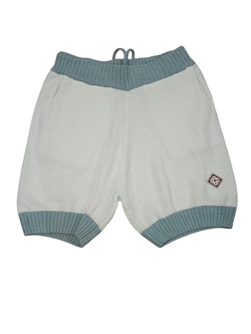 Casablanca Relaxed Fit Ecru Boxers With Light Blue Accents