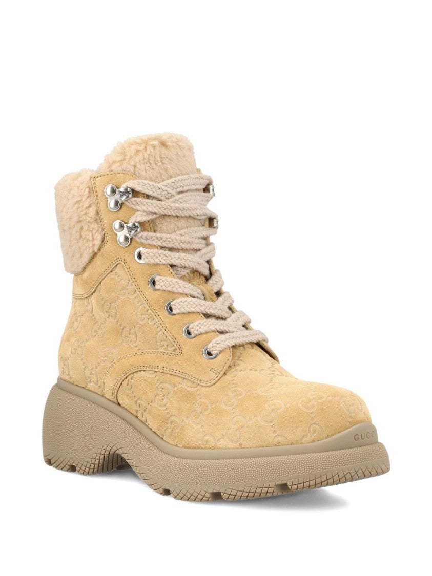 Gucci Lace-Up Ankle Boot