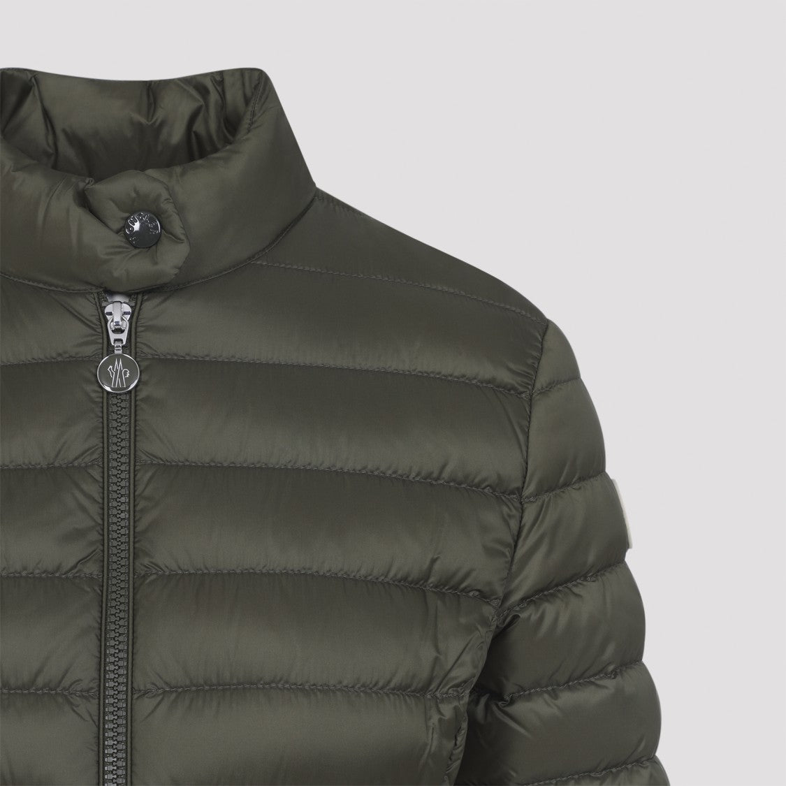 Moncler Down-Filled Jacket With Satin Finish And Quilted Design