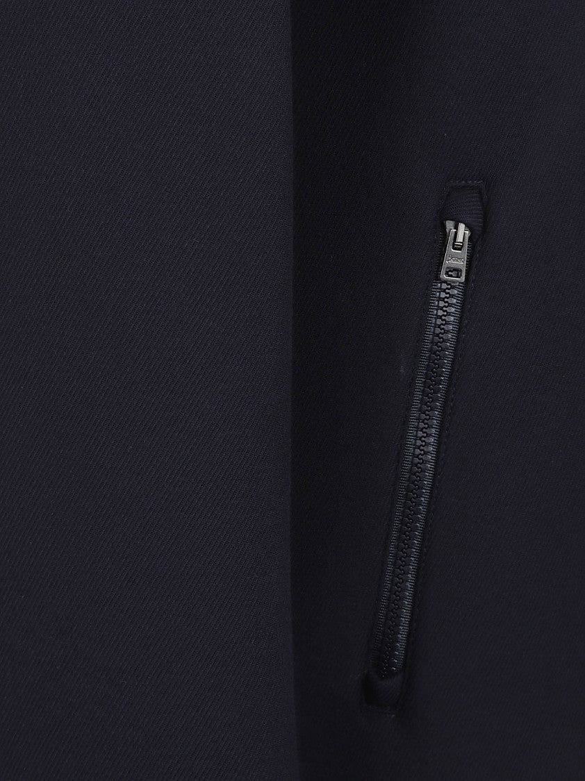 Herno Water-Repellent Viscose Jersey Hooded Jacket