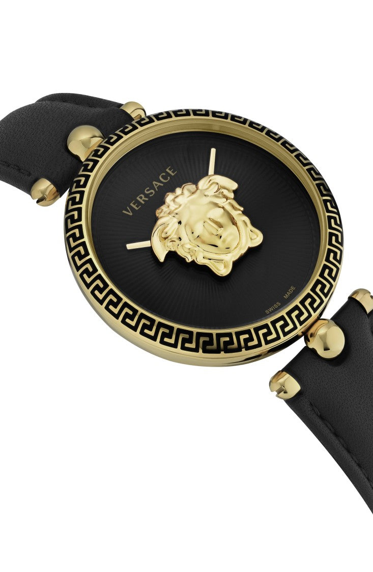 Versace Palazzo Empire Leather Watch