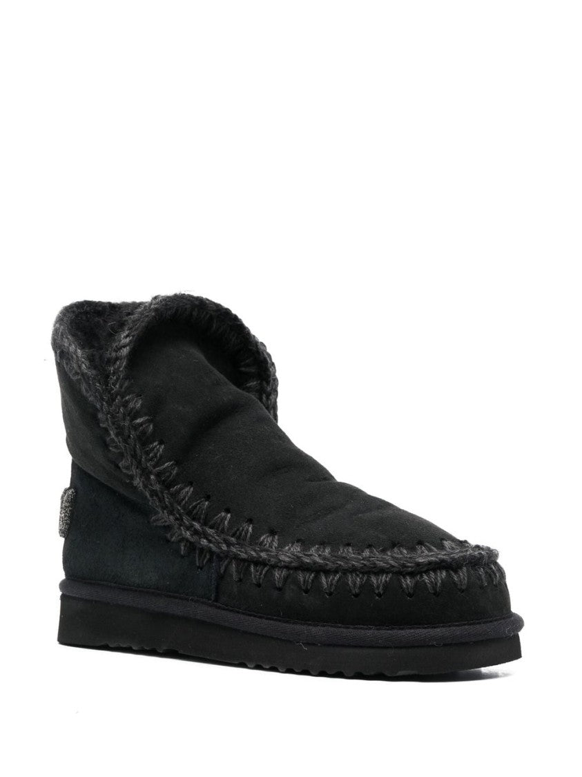 Mou Black Ankle Boots