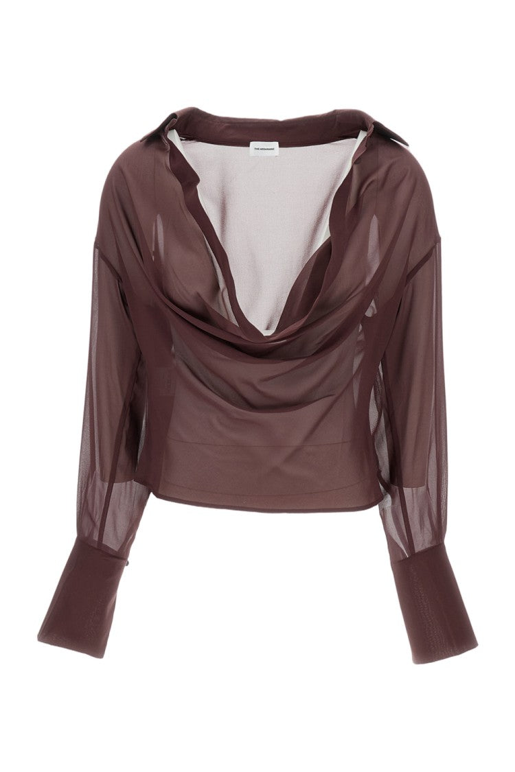 The Andamane Lilia - Deep V Collar Blouse