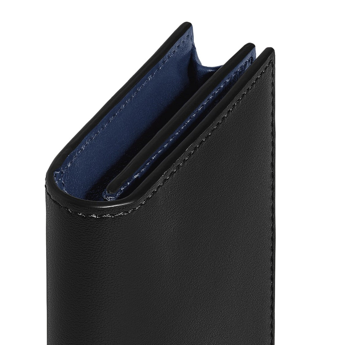 Montblanc Black/Blue Leather Card Holder
