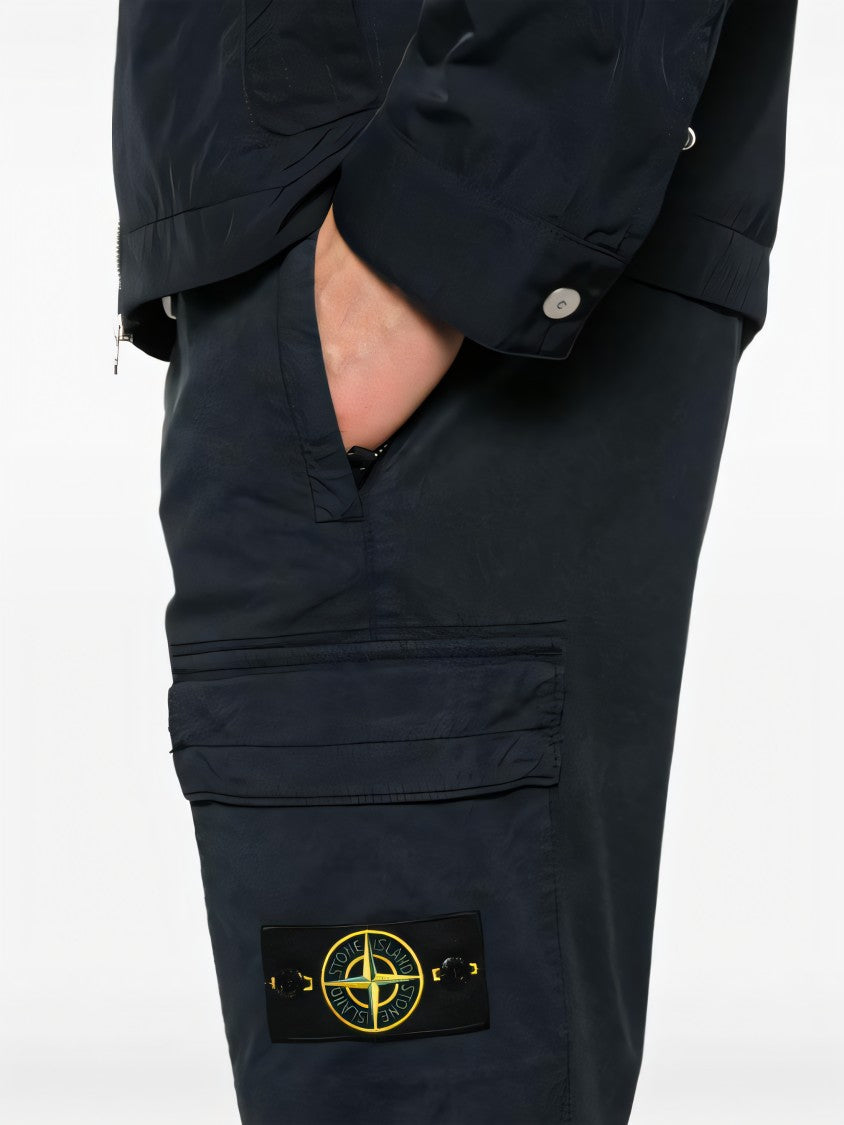 Stone Island Stretch Cotton Blend Cargo Pants