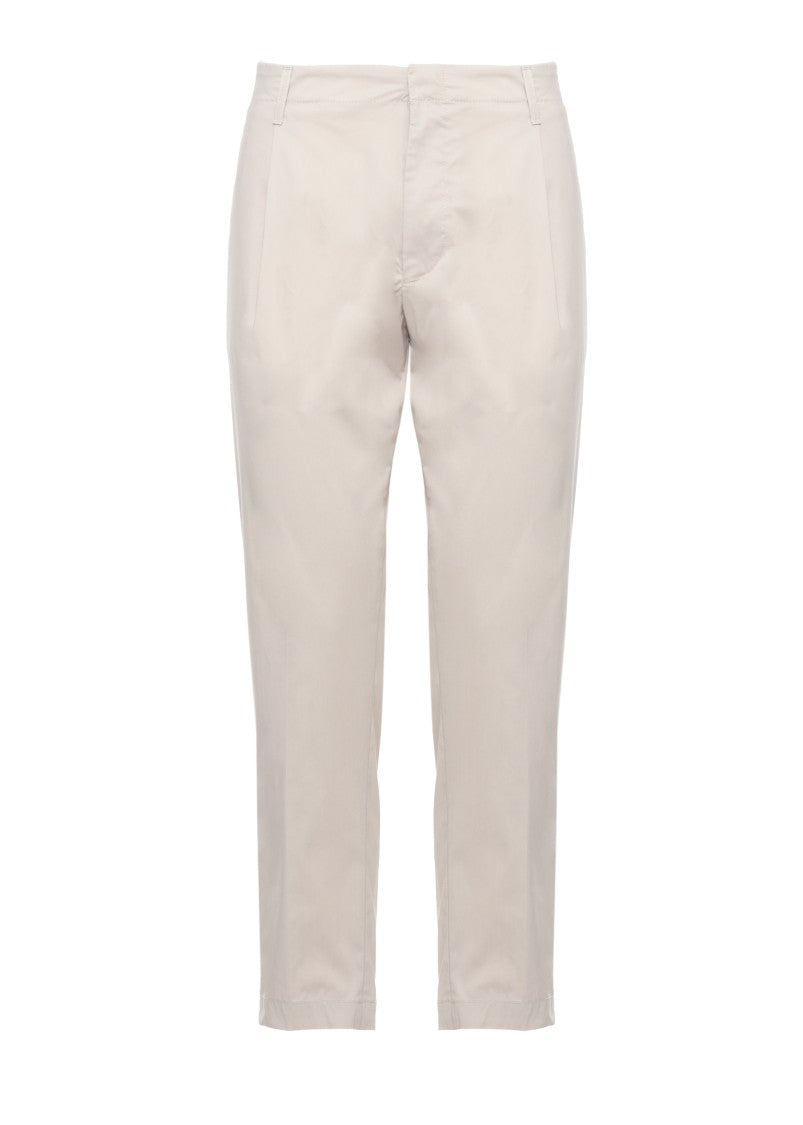 Dondup Beige Ben Cotton Chino Pants