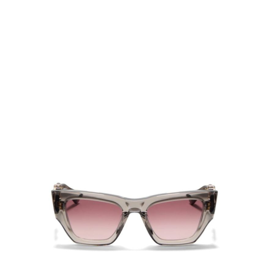 Valentino V - Sette Translucent Angular Frame Sunglasses