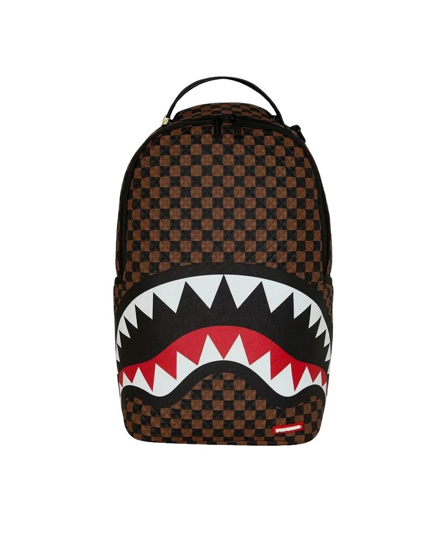 Sprayground Pyramid-Print Eco-Leather Backpack