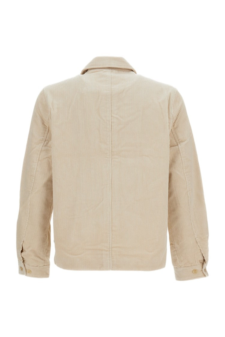 Les Deux Water-Repellent Wide-Wale Cotton Corduroy Coach Jacket
