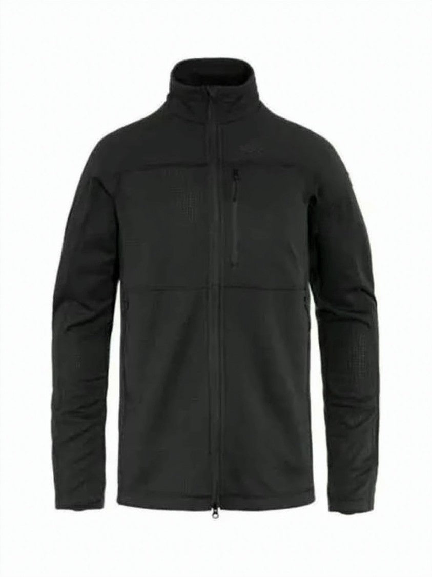 Fjallraven Tailored Black Casual Jacket With High Collar