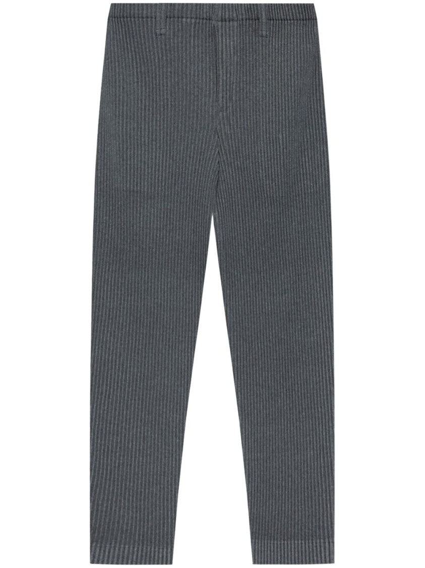 Homme Plissé Issey Miyake Pleated Trousers With Elasticated Waistband