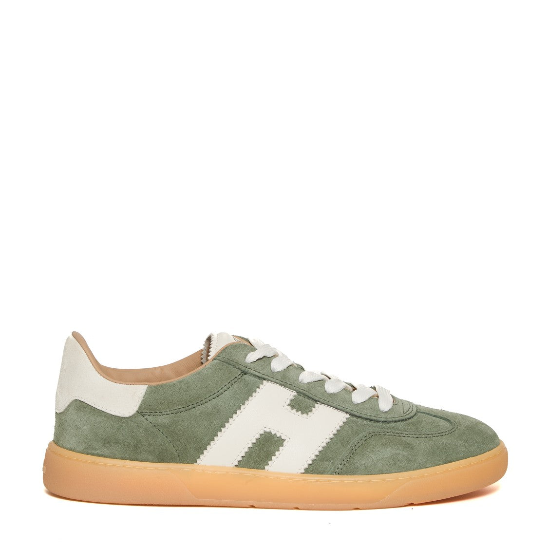 Hogan Cool Green Suede Sneakers