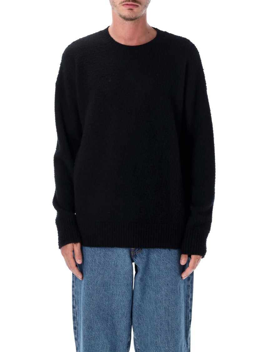 Roberto Collina Relaxed Fit Crewneck Sweater In Soft Casentino Fabric