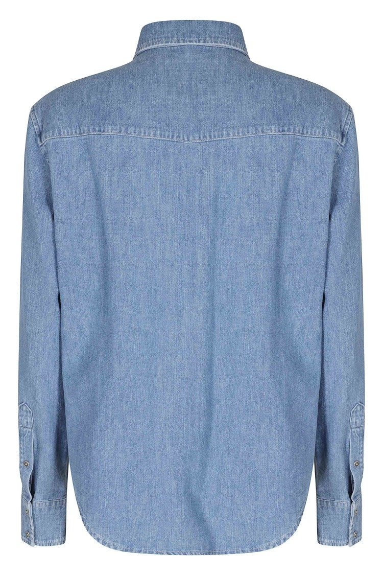 Dondup Denim Jewel Snap Western Shirt