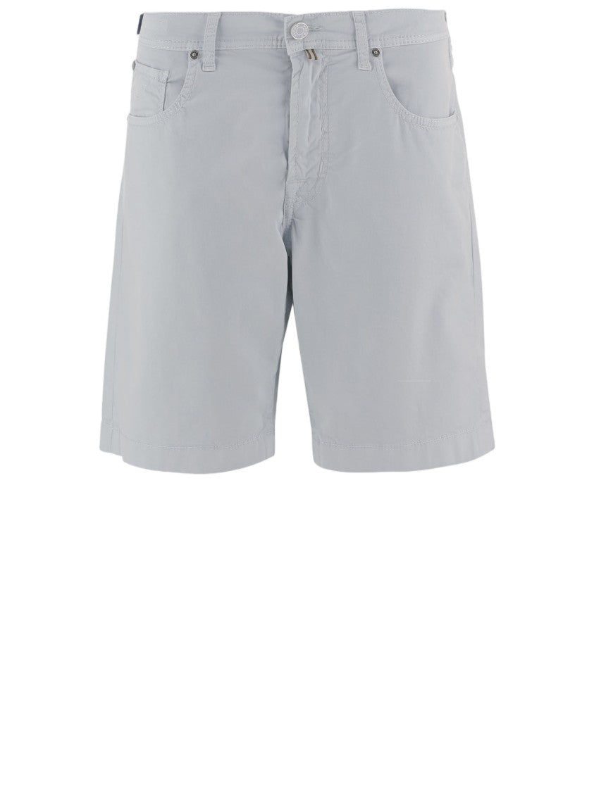 Jacob Cohen Stretch Cotton Shorts With Classic Five-Pocket Design