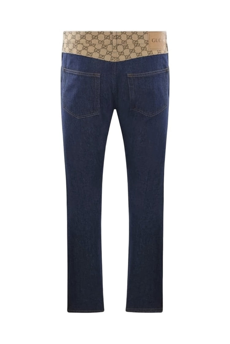 Gucci Straight-Leg Deep Indigo Denim Pants