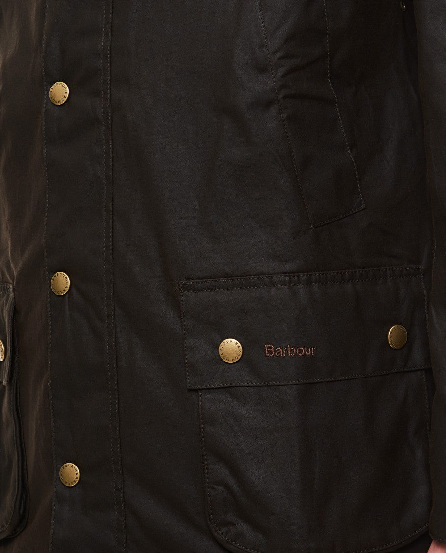 Barbour Green Ashbay Waxed Cotton Jacket