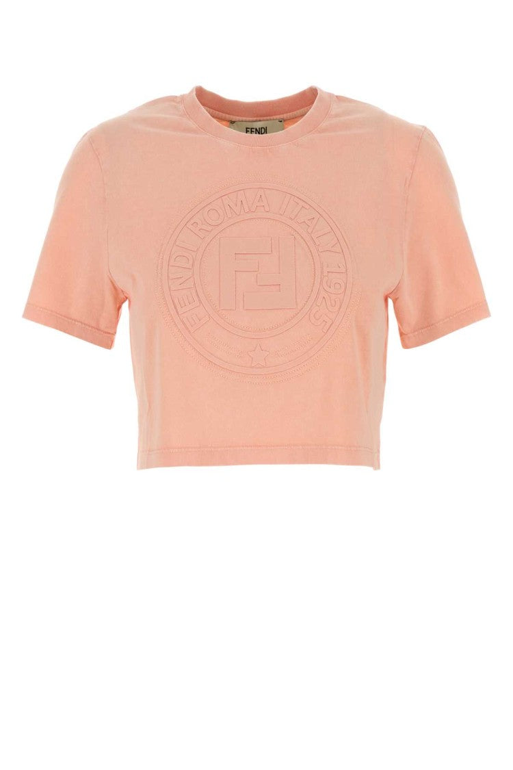 Fendi Pink Cotton T-Shirt