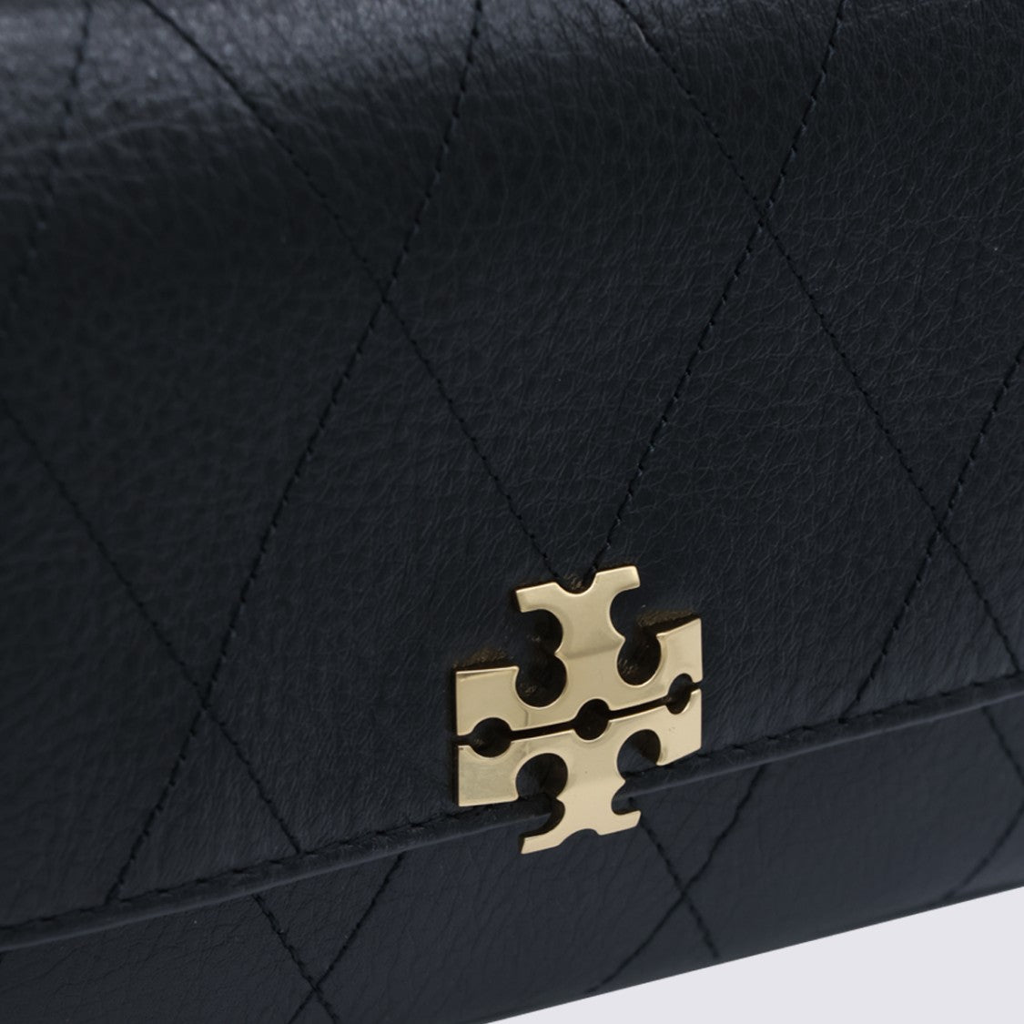 Tory Burch Quilted Leather Handbag With Gold-Tone Logo Clasp