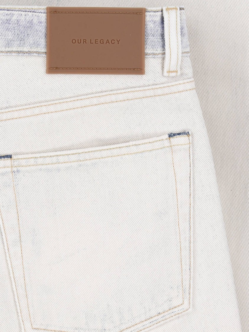 Our Legacy Light Blue Third Cut Distressed Jeans