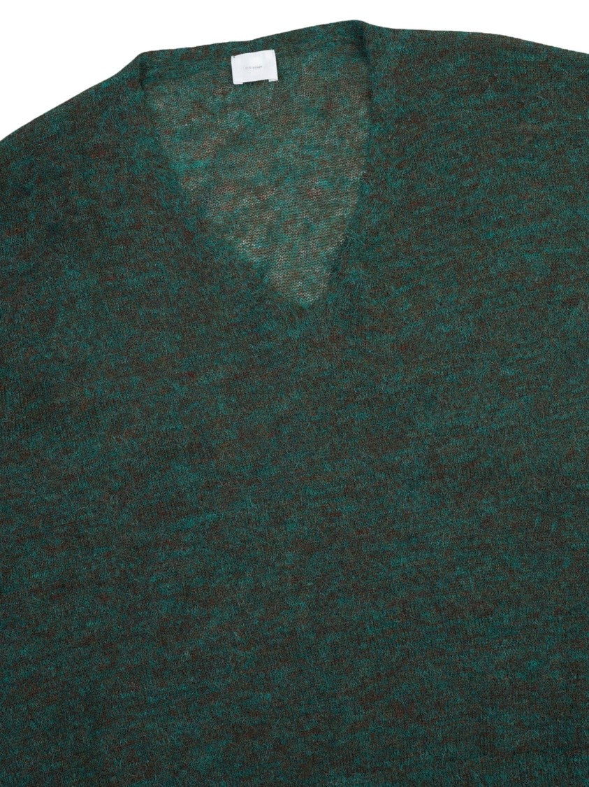 Ct Plage Deep V-Neck Boxy Pullover Sweater