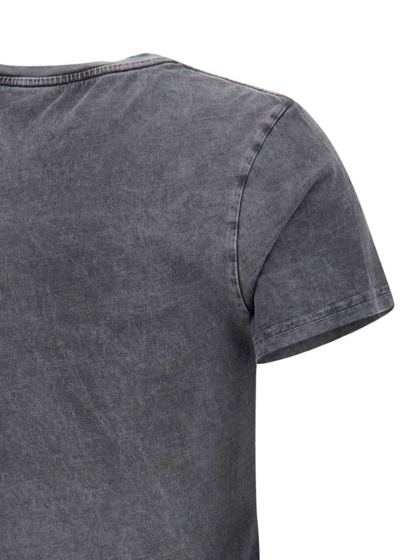 Vivienne Westwood Cropped Grey Crew Neck Top