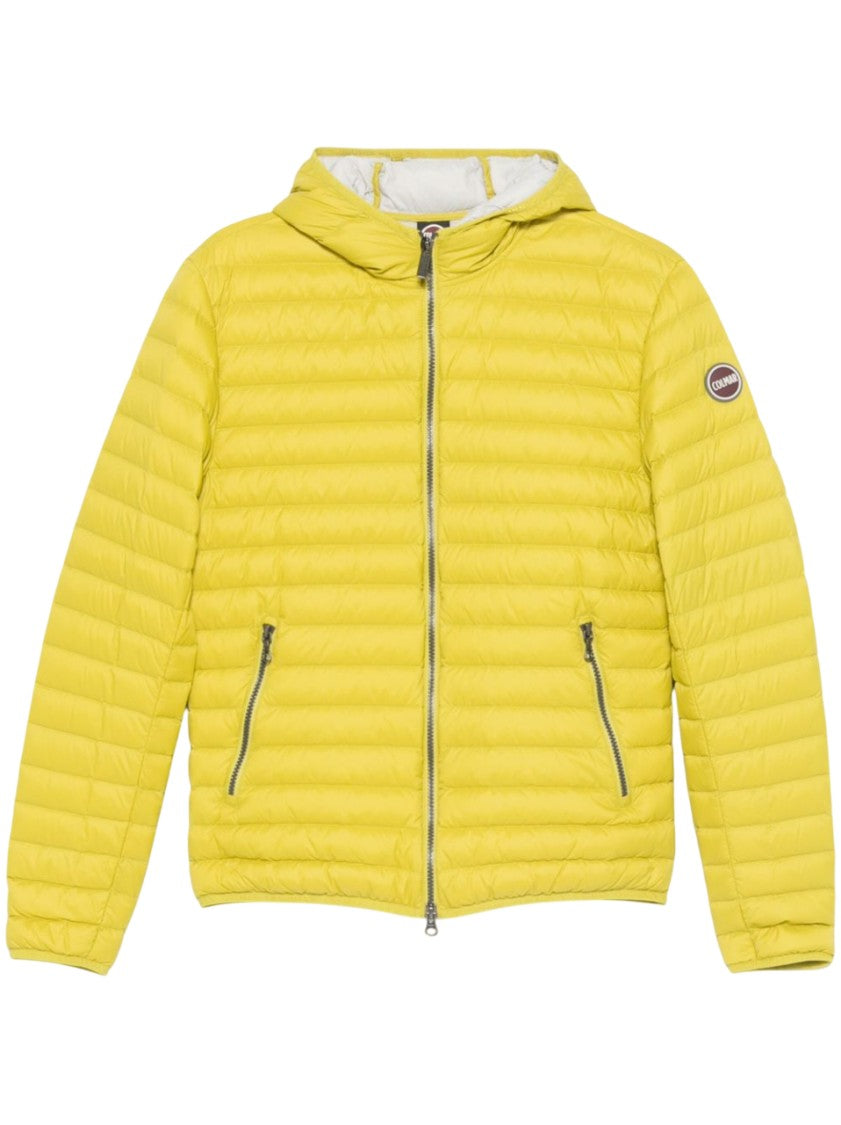 Colmar Originals Water-Repellent Yellow Down Jacket With Fixed Hood