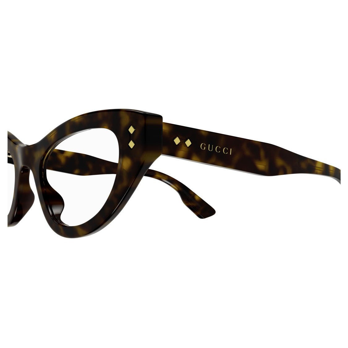 Gucci Gg1083o Cat-Eye Tortoiseshell Eyeglasses