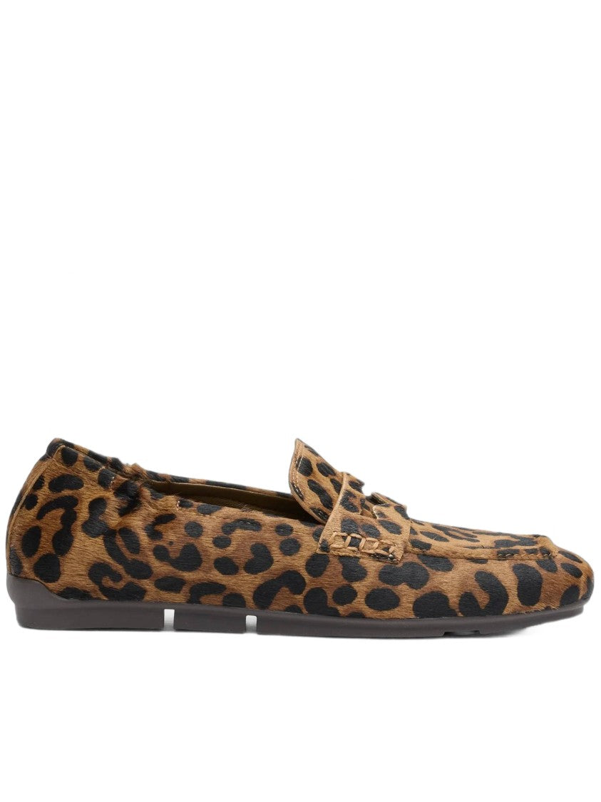 Ash Barkley Slip-On Leopard Print Loafers