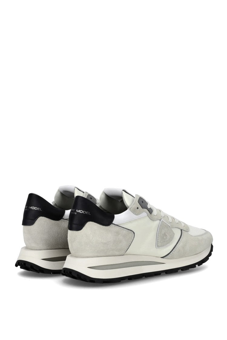 Philippe Model Tropez Suede Nylon Black Trim Sneakers