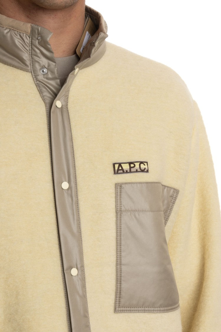 A.P.C. Virgin Wool Fleece Blouson Mod. Ewan