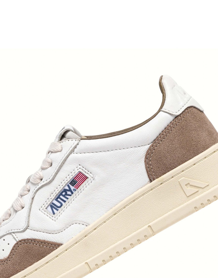 Autry Goat Leather And Suede Bimaterial Sneakers