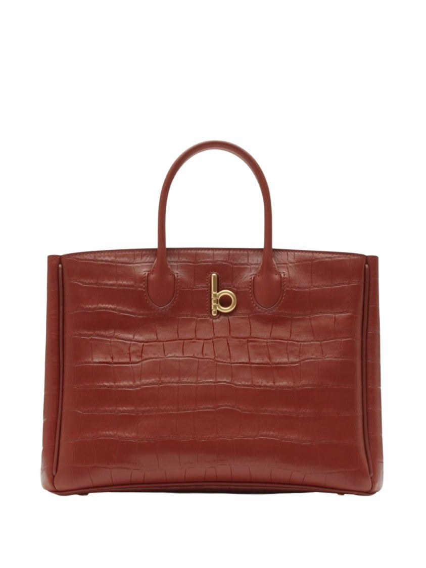 Burberry Handbag With Leather
