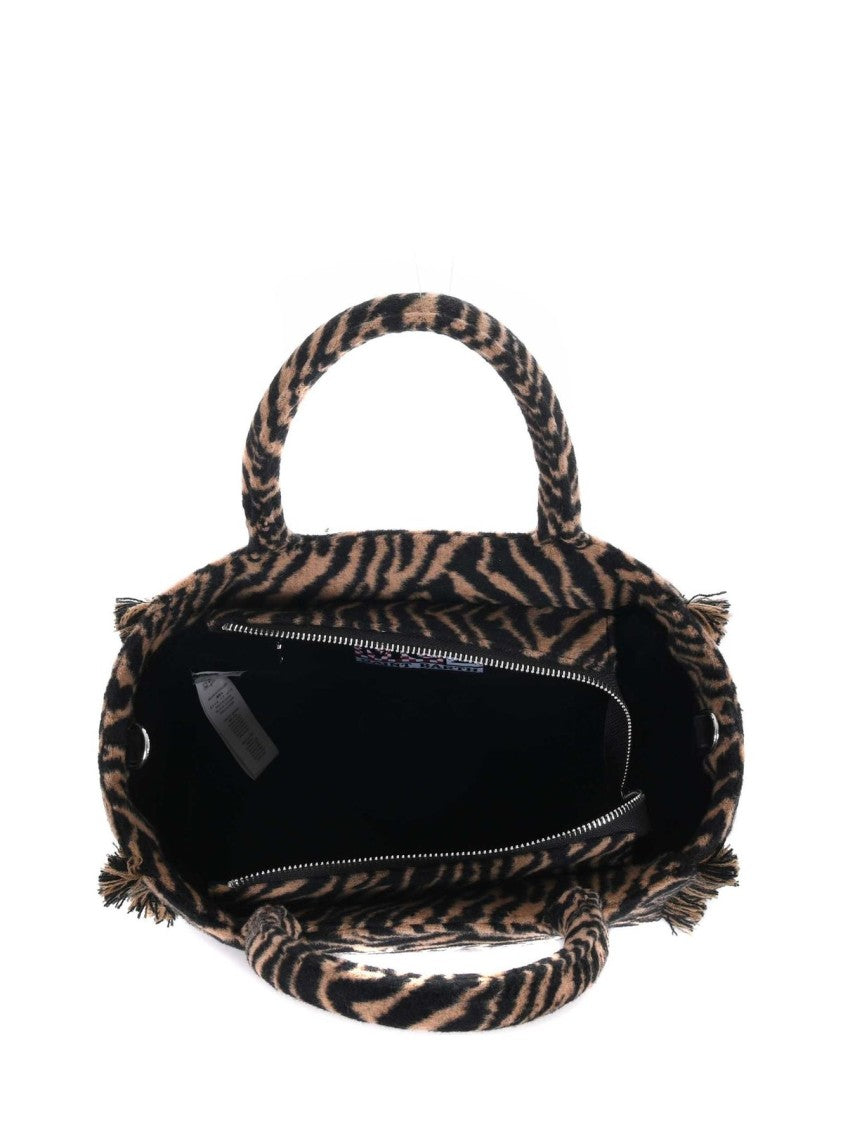 Mc2 Saint Barth Large Tiger Stripe Tote Bag
