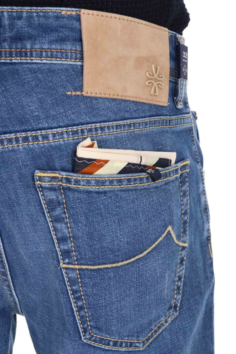 Jacob Cohen Scott Carrot Fit Stretch Denim Jeans