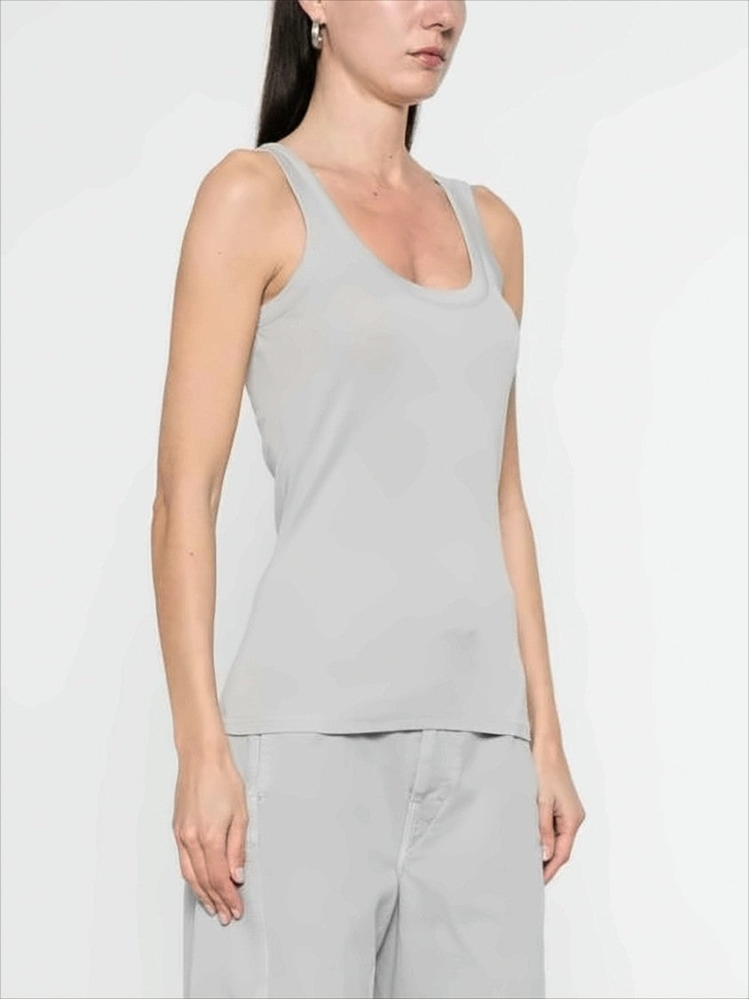 Lemaire Sleeveless Tank Top With Scoop Neckline