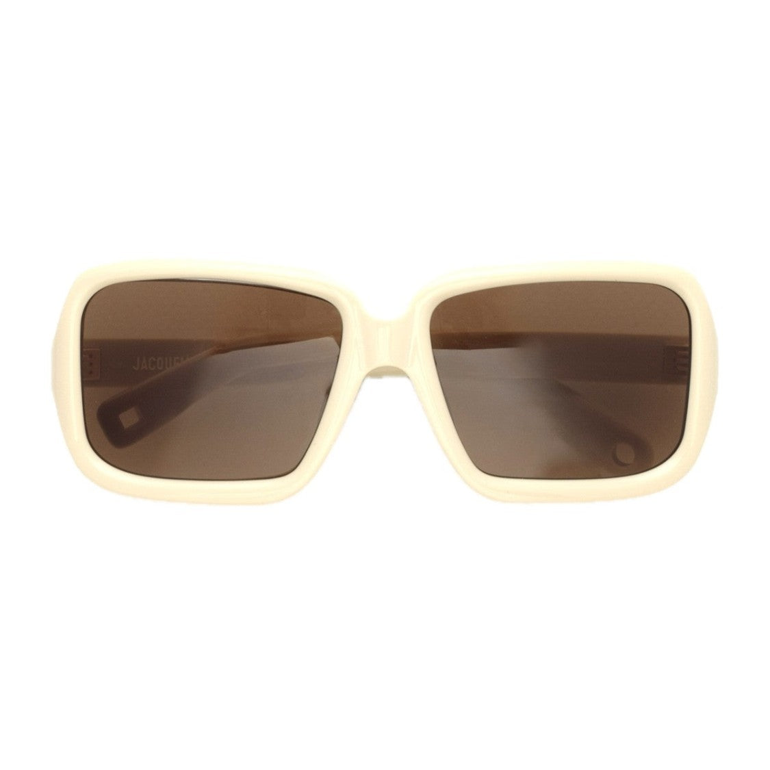 Jacquemus Beige Cabana Jac86 Acetate Square Sunglasses