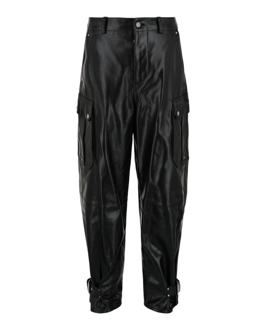 Alexander Mcqueen Leather Cargo Pants