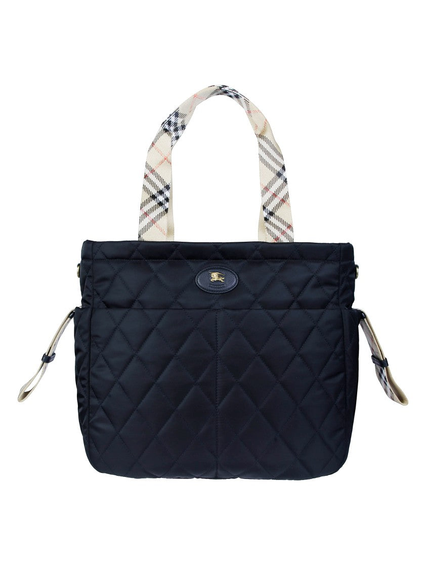 Burberry Lg Cambridge Dp Quilted Diamond Tote Bag