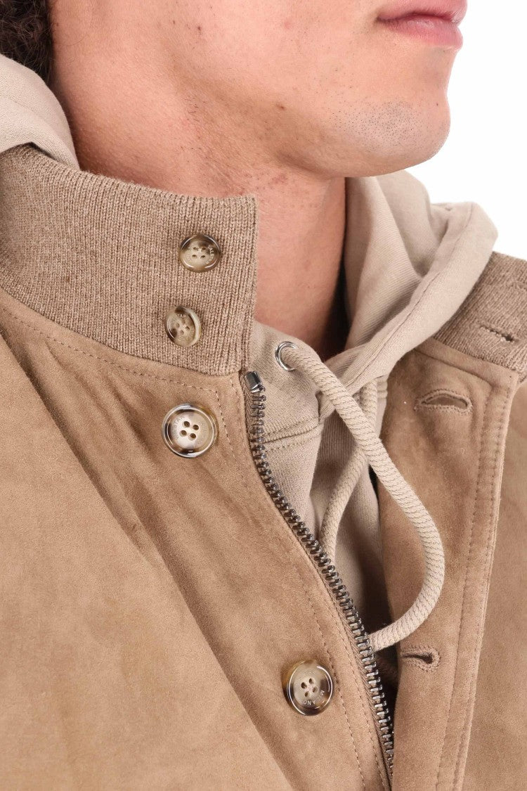Valstar Suede Ino Jacket Padded With Fine Down