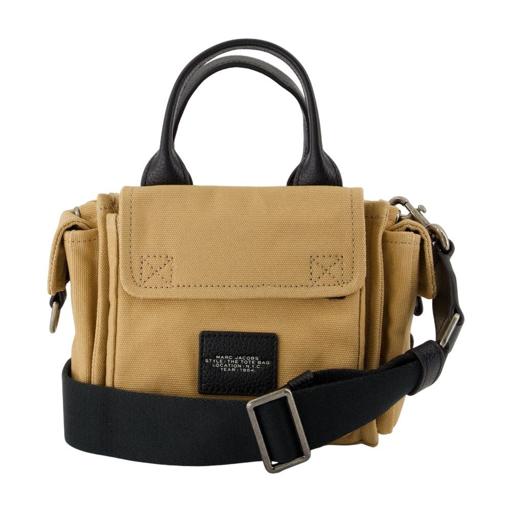 Marc Jacobs Cotton Crossbody Tote With Structured Design