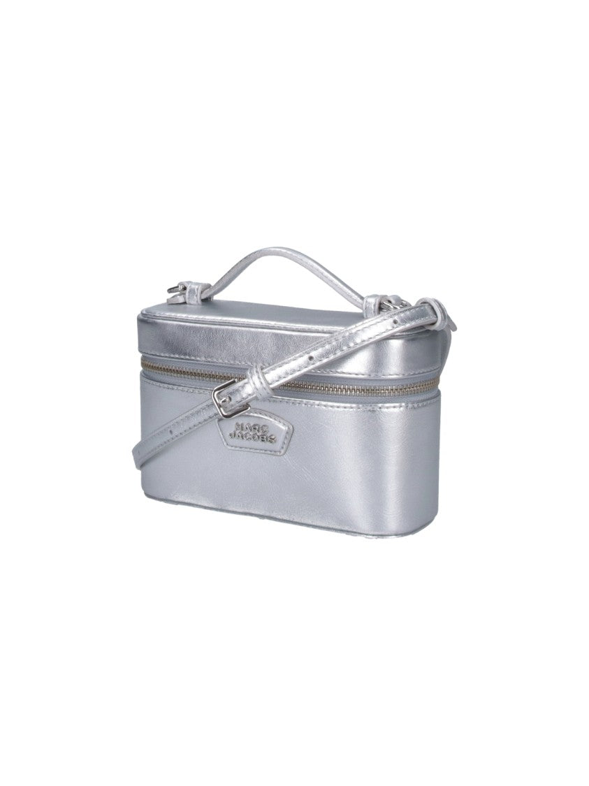 Marc Jacobs Silver The Vanity Calfskin Handbag