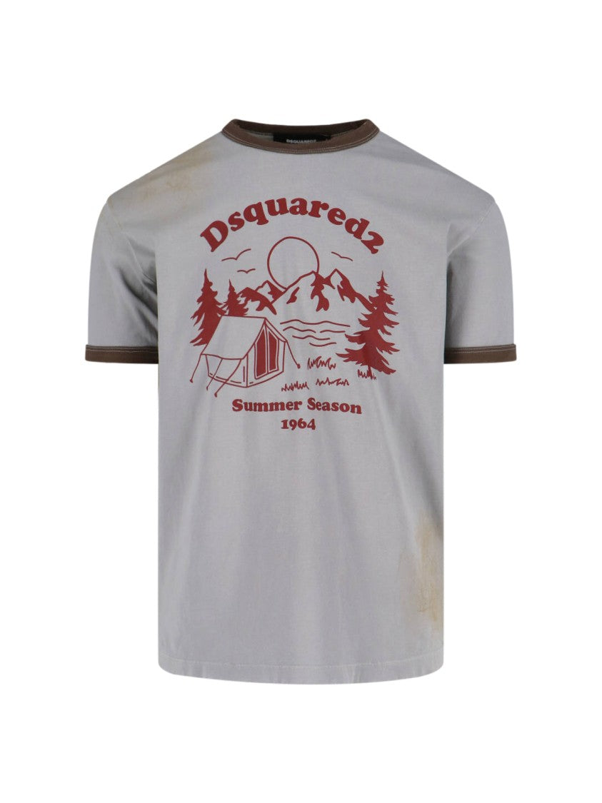 Dsquared2 Logo T-Shirt – Grey
