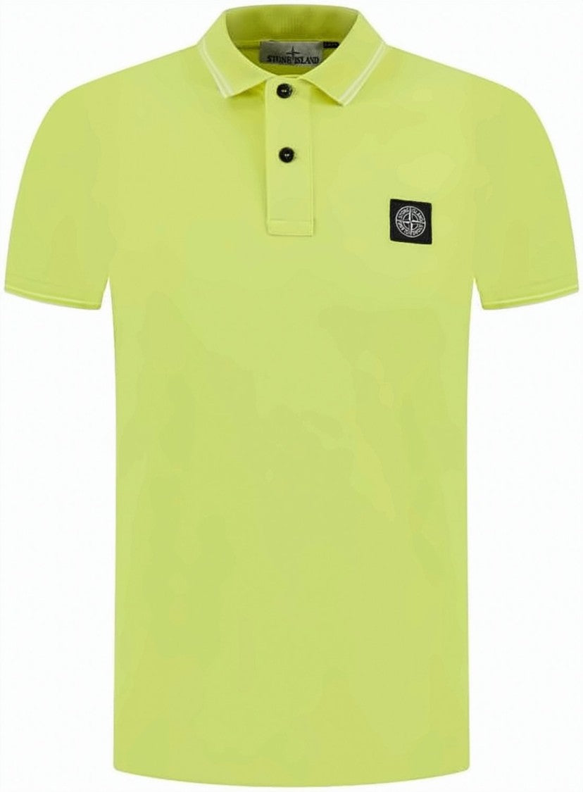 Stone Island Light Green Polo Shirt
