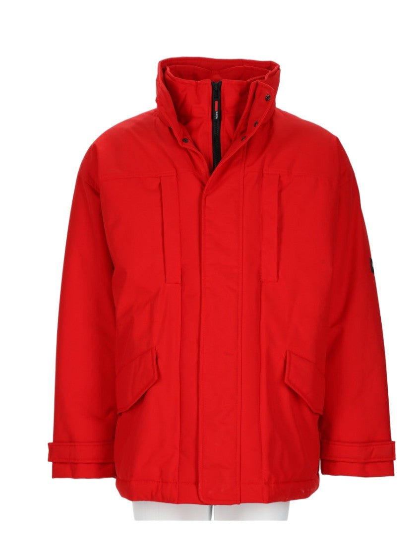 Napa By Martine Rose Vibrant Hooded Parka With Boxy Silhouette
