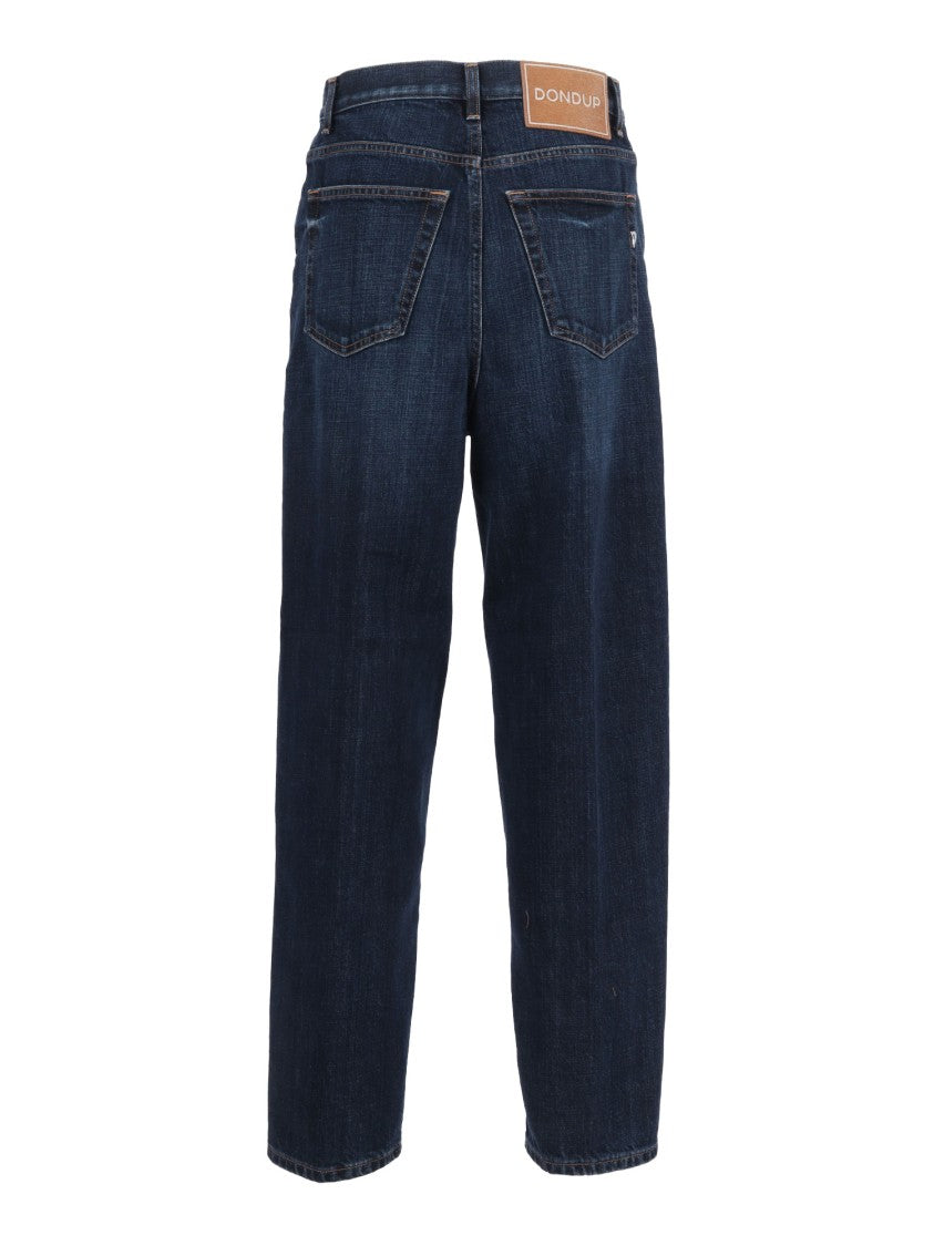 Dondup Straight-Leg Jeans With Dark Indigo Wash