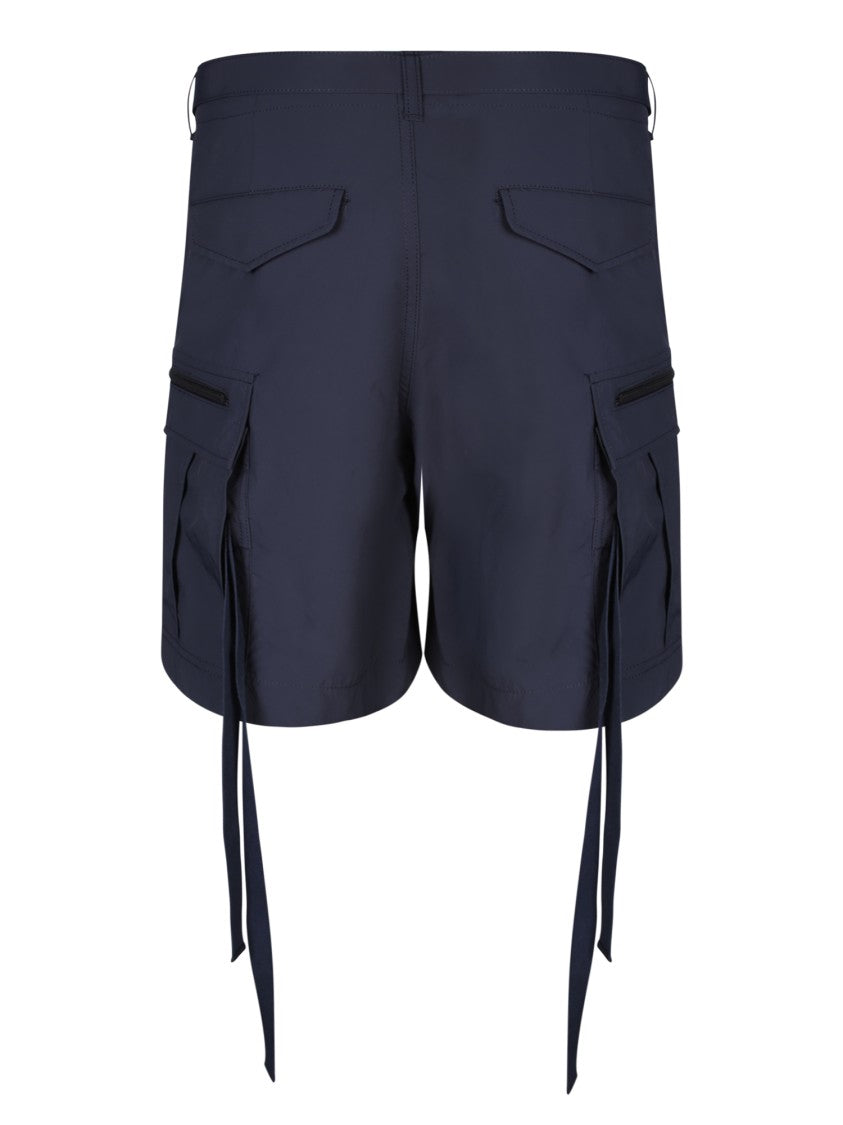Sacai Blue Belted Shorts